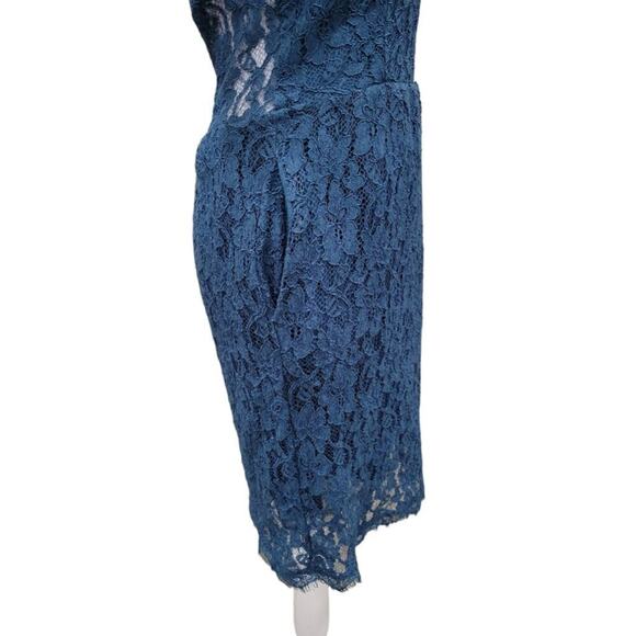 Aritzia Babaton Women's Tobias‎ Eyelash Lace Mini Dress Size 6 - Picture 12 of 14